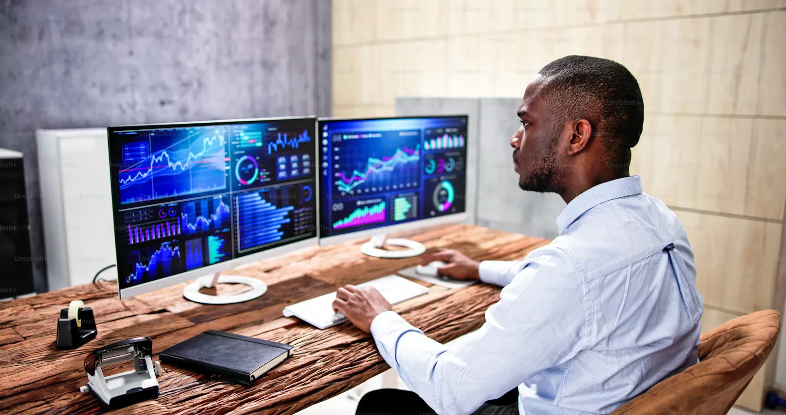 A data dashboard on a screen, representing telemetry cadence and operational monitoring.